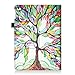 Fintie iPad Air 2 Case - Premium Vegan Leather Slim Fit Folio Case Smart Stand Protective Cover Auto Sleep/Wake Feature for Apple iPad Air 2, Love Tree
