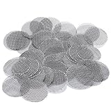 100 Steel Tobacco Pipe Bowl Screens - 1/2