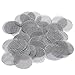 100 Steel Tobacco Pipe Bowl Screens - 1/2" (.500) for Tobacco Pipes + Limited Edition Beamer Smoke Sticker (100)