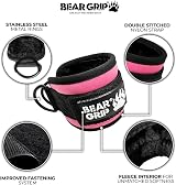 BEAR GRIP Ankle Straps for Cables with Fleece Design Adjustable Neoprene view 2
