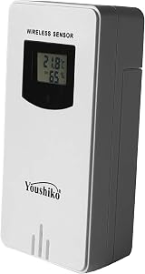 Youshiko YC9312 Wireless Temperature Humidity 3 Channel Sensor view 2