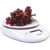 Furinno DaPur Precision Kitchen Scale, Digital Weight Food Scale, White | Up to 6.6lbs / 3kg, for Meal Prep, Baking and Cooking