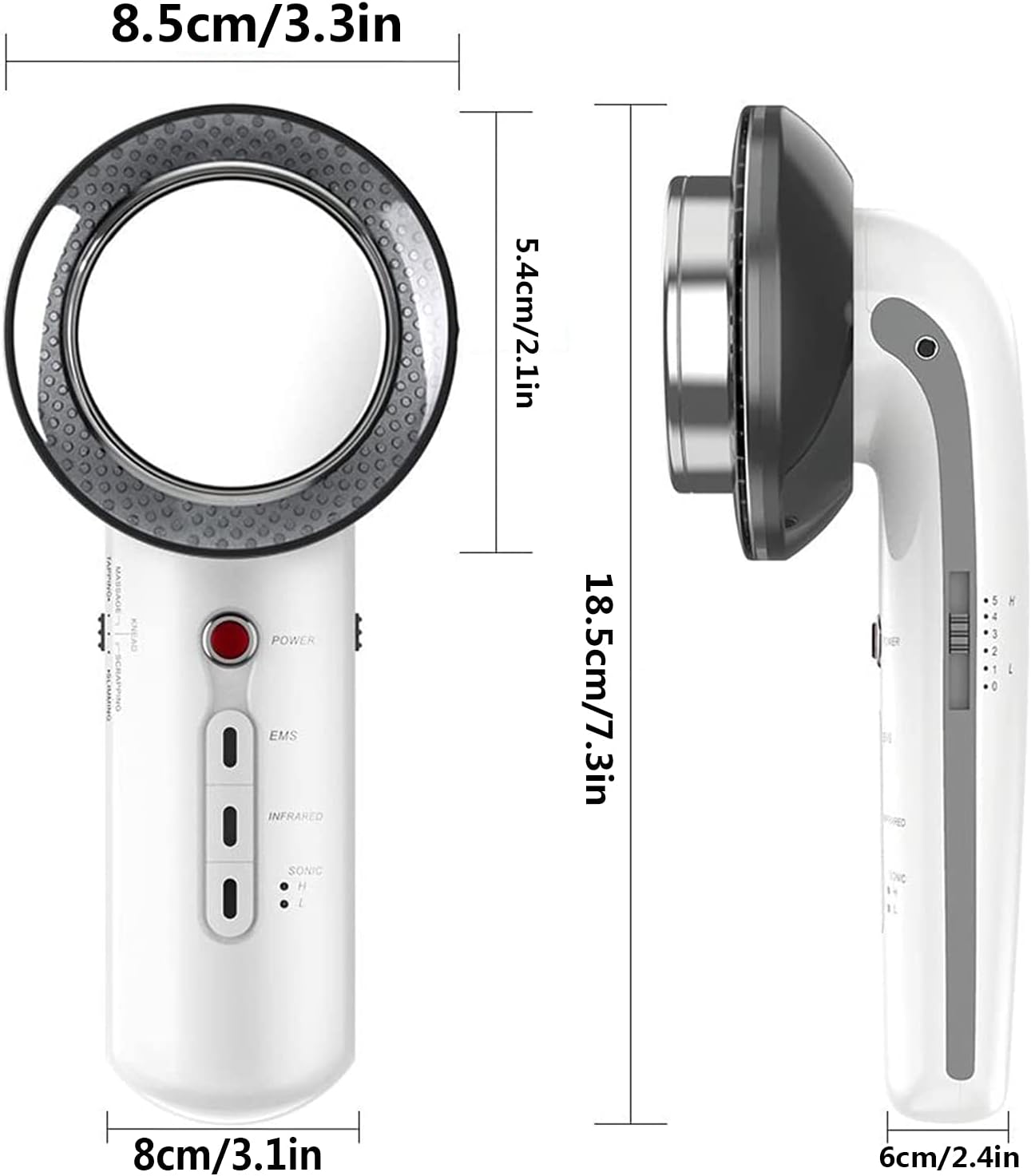 Shhjjyp Multifunctional Facial Massager Skin Rejuvenation Machine Face Lifting Wrinkle Removal Massage Beauty Instrument for Face Lift Wrinkle Remover Nutrition Input Deep Clean Output: Home & Kitchen