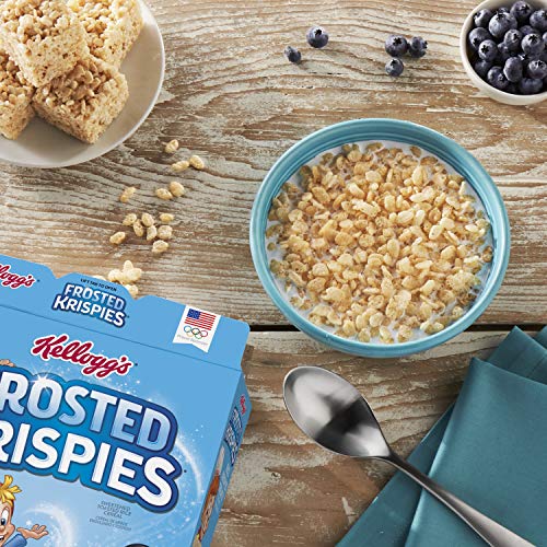 Kellogg's Frosted Krispies, Breakfast Cereal, Toasted Rice Cereal, Fat-Free, 13 oz Box - Thumbnail 5
