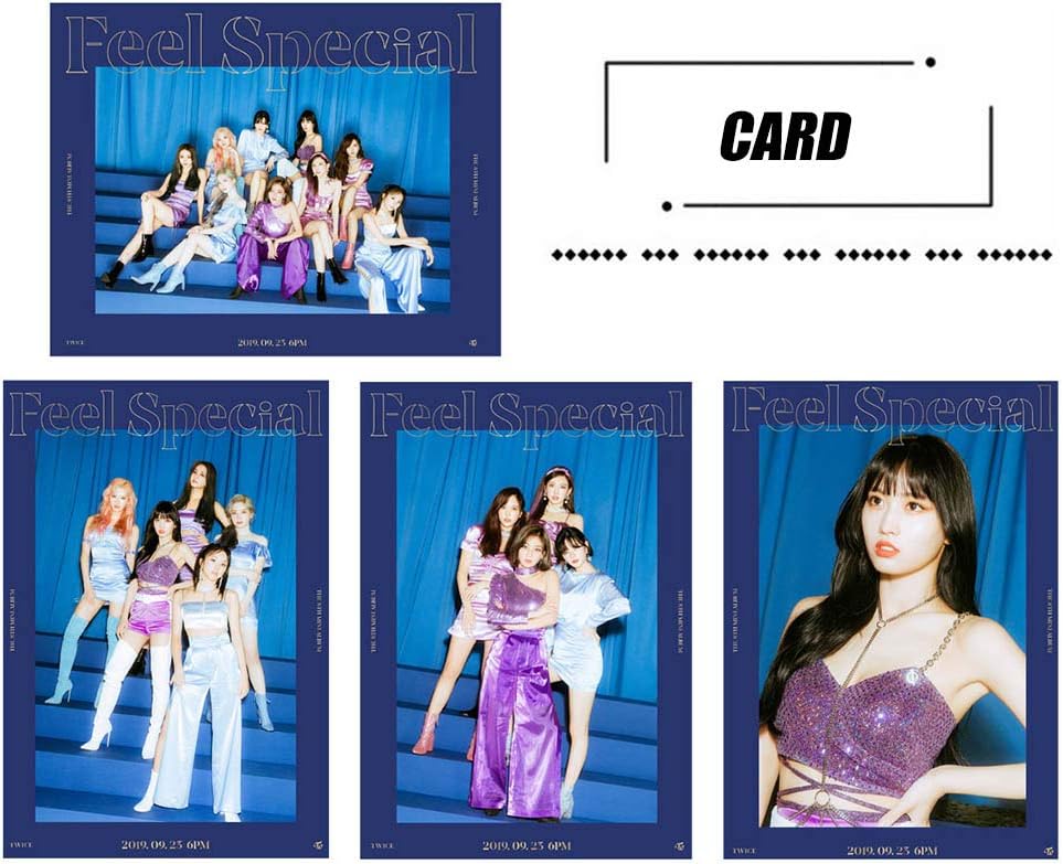 Tiyila 24pcs/set TWICE Photocard Cover Crystal Card Photo Card Sticker