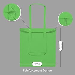 TOPDesign 24-Pack Economical 16"x15" Lime Green
