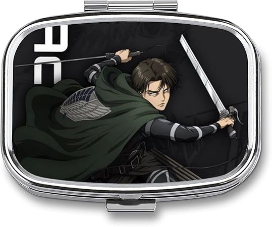 Amazon 進撃の巨人 兵長 Danesi ビルケース 薬ケース 携帯 薬入れ 家庭用 便利 小物 2仕切り 軽量 安全 持ちやすい 旅行 密閉 飲み忘れ防止 Danesi ドラッグストア