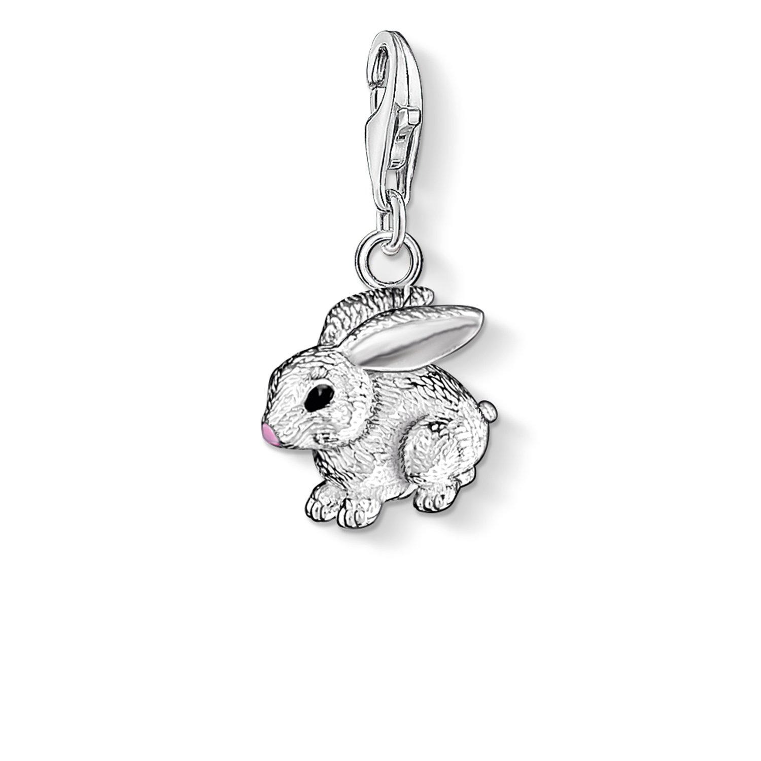 Thomas Sabo Women Charm Pendant Rabbit Charm Club 925 Sterling Silver 0819-007-12