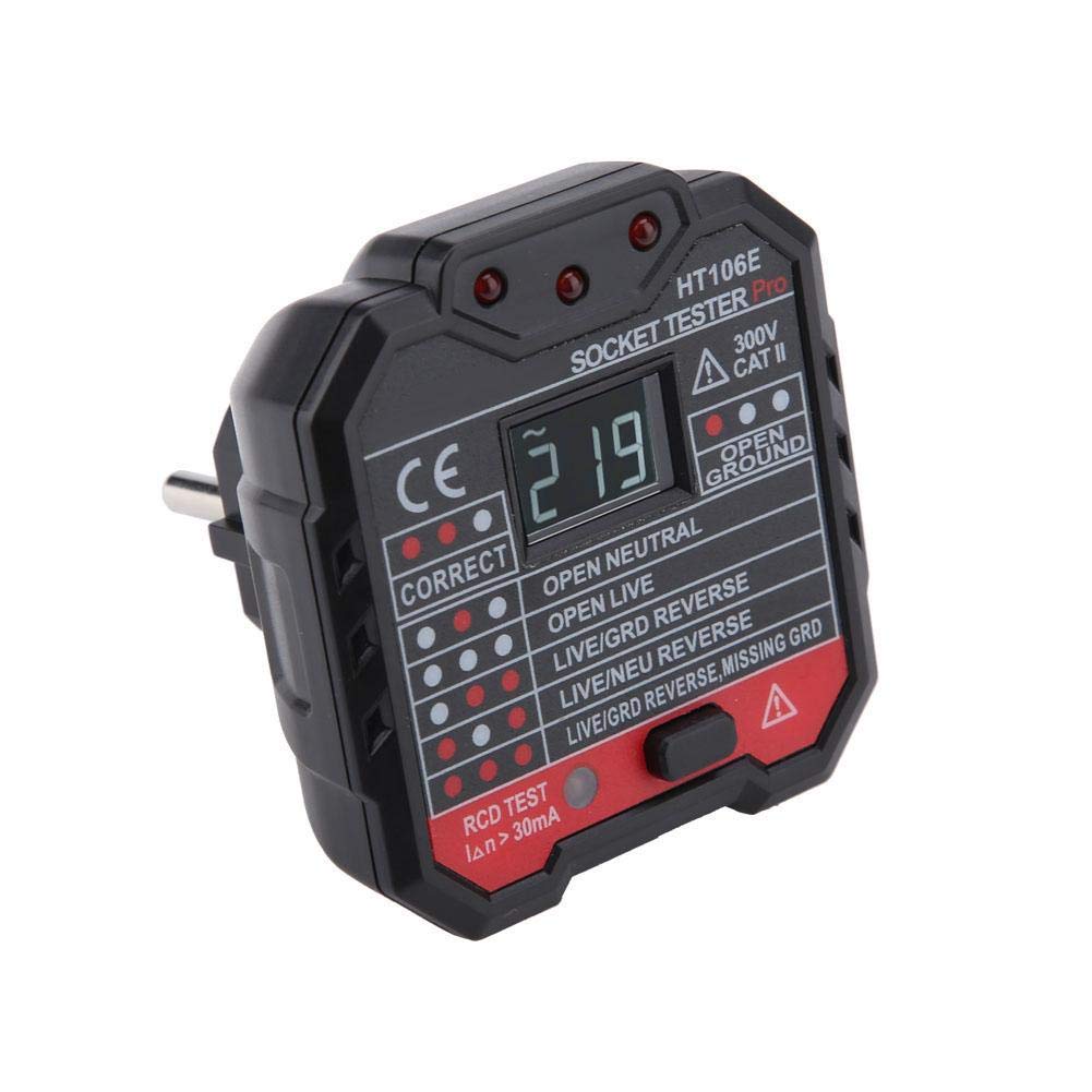 Electric Socket Tester, HT106D/HT106B/HT106E Multifunction Electric