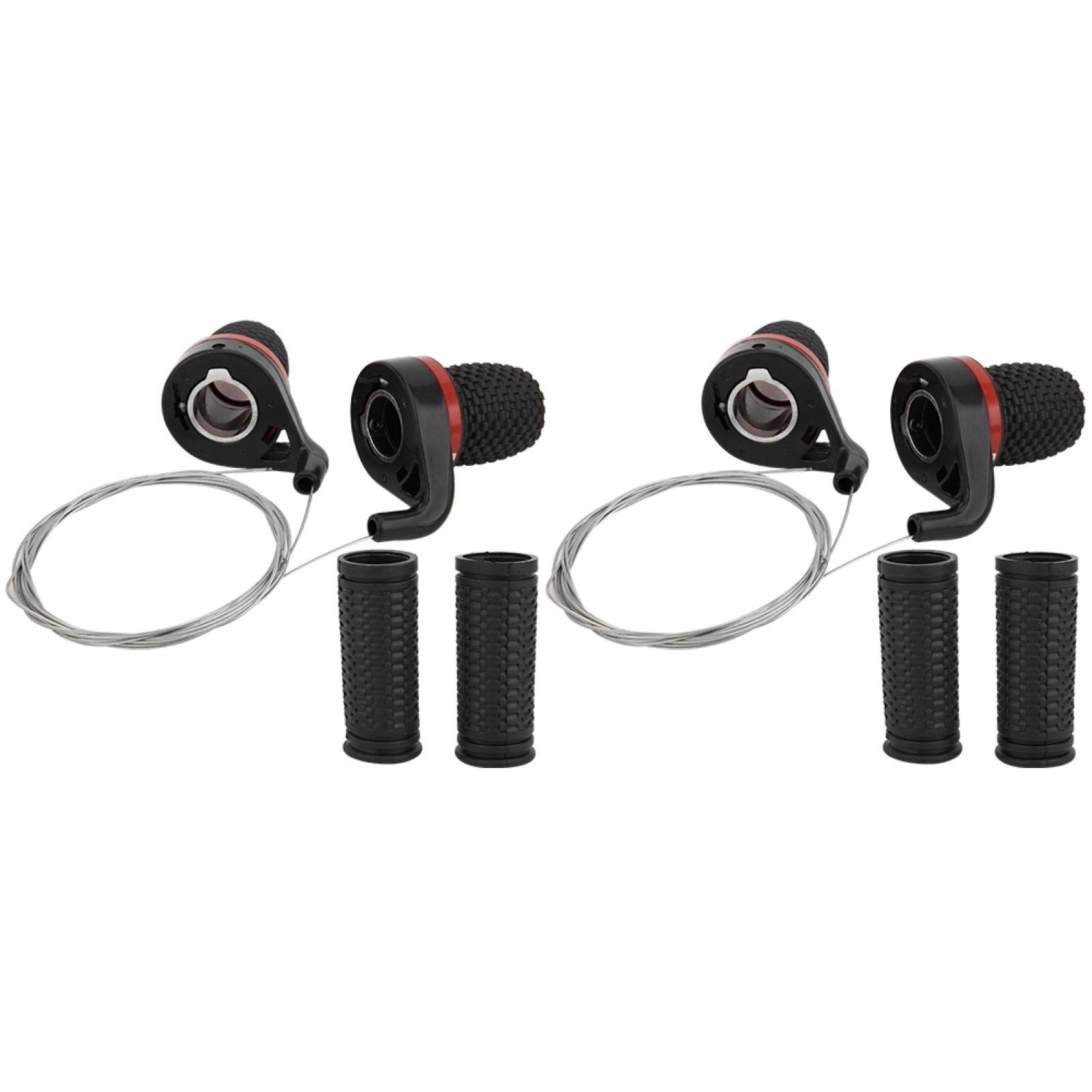 fasient1 Bicycle Speed Shifter Handle Bicycle Cycling Reverse Stick Twist Grip Device Set Twist Grip Gear Bike Handlebar Switch DC Speed Controller Easy to Use