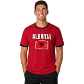 Men's National Soccer T-Shirt Short Sleeve Fan Shirt S-2XL | Crew Neck Polyester Sports Top for Game Day Watch Party Casual Wear Soccer Fans