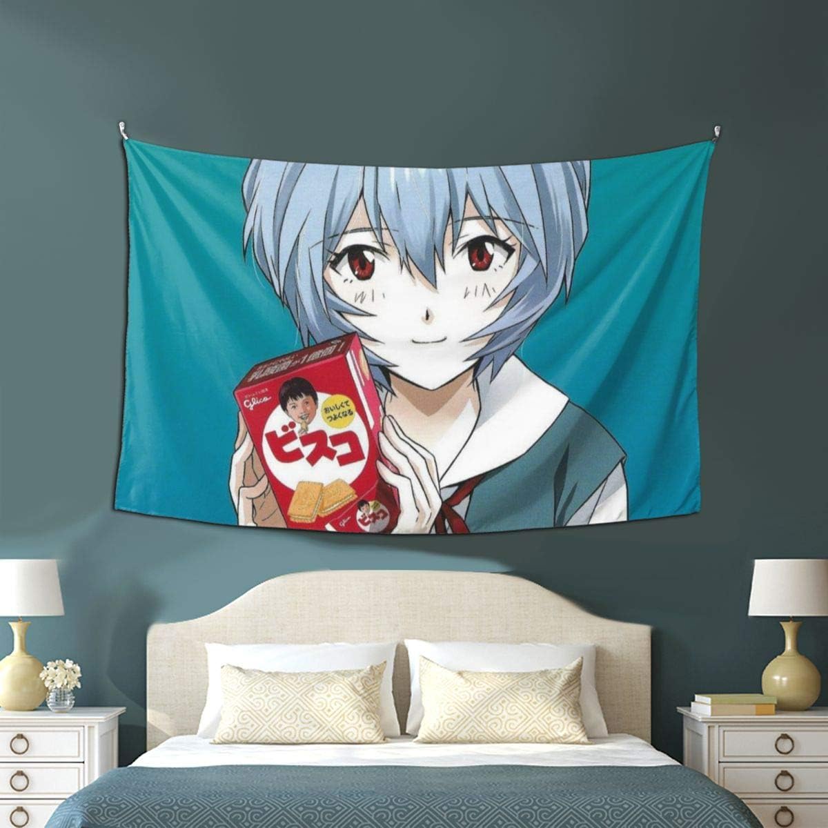 Amazon Co Jp タペストリー 新世紀エヴァンゲリオン 綾波レイ 布ポスター 部屋飾り おしゃれ 多機能壁掛け モダンなアート 模様替え 部屋 窓カーテン 部屋飾り お店 雑貨 個性ギフト 152 100cm ホーム キッチン