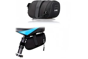 Wzenclave Waterproof Bike Saddle Bag Under Seat Bicycle Wedge Bag for Road Bikes Mountain Bikes Compact Cycling Tool Storage 