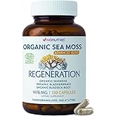 VIVANUTRA Sea Moss with Real SeaMoss, Alternative to Sea Moss Gel and Sea Moss Gummies – 100% Organic - 120 Capsules – Made in The USA – from Pristine Waters of Nova Scotia