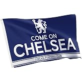 Desert Cactus Chelsea FC Blues Flag 3x5 Football Soccer Outdoor (D) | Officially Licensed, 3 x 5 Feet, CFC Merch, Team Logo Banner, Indoor Use, Outside, Double Sided