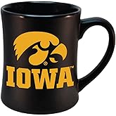 RFSJ Iowa Hawkeyes Ceramic 16oz Sculpted Mug – Official Team Logo Coffee Cup – Handwash Recommended – Individually Boxed