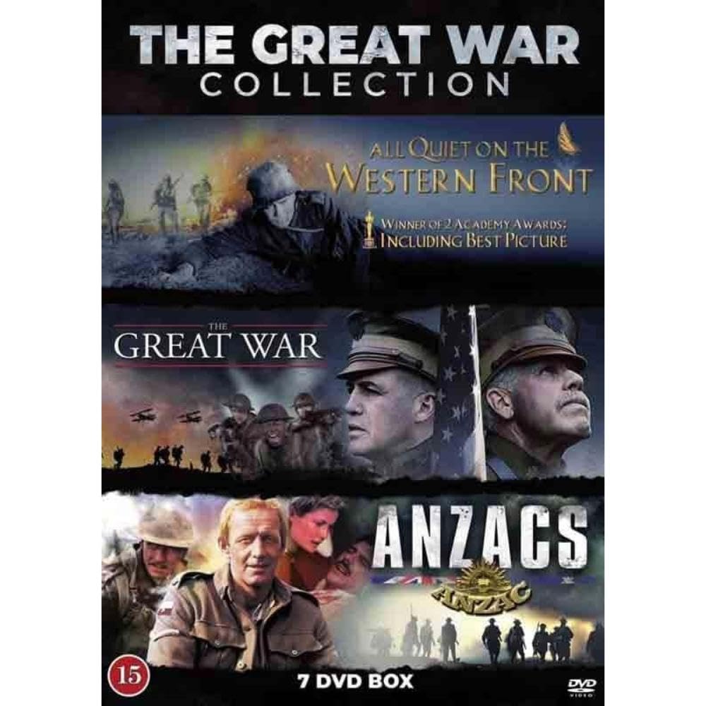 MAJENG MEDIA AB The Great War Collection (DVD Only: Anzacs - Great War - All Quiet on The Western Front)
