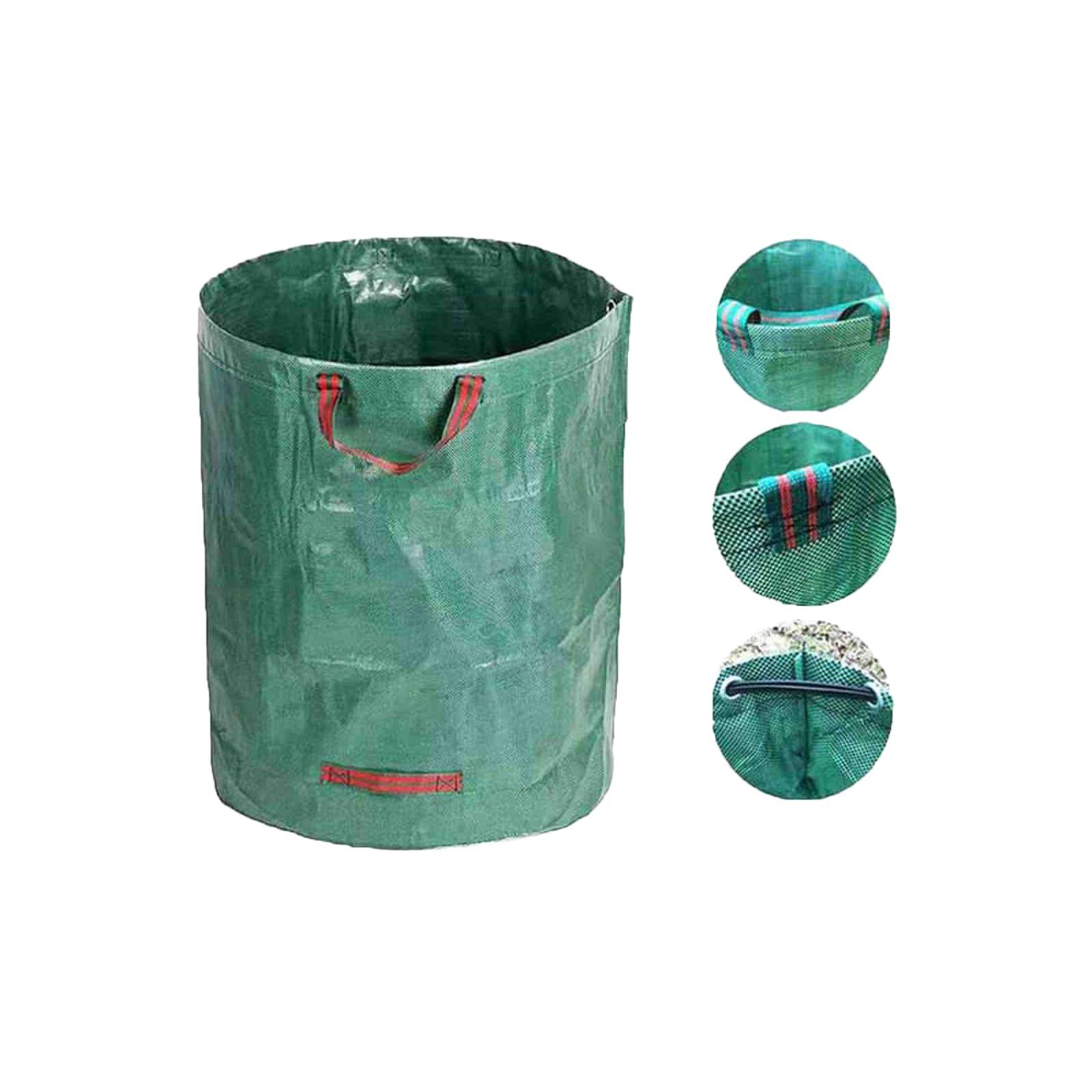 zalati Garden Waste Bags Reusable Garden Sacks Water-resistant with Handles for Collecting Garden Waste, Plant waste grass and Leaves - 300L