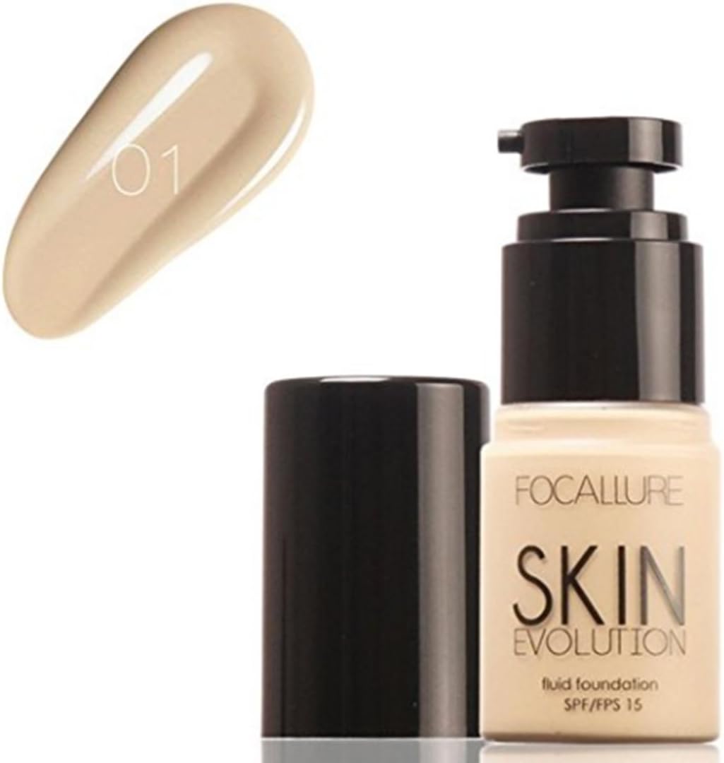 Hot Sale! Focallure Liquid Foundation Concealer,Wondere Concealer/Oil-control/Moisturizer Universal Shade(#1 ALABASTER)