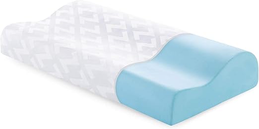 Amazon Com Z Gel Infused Dough Memory Foam Contour Pillow With