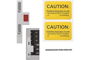 TMQZLN Generator Interlock Kit Compatible with Square D Homeline Meter Main 150 or 200 amp Breaker.Professional and Interlock Kit.Electrical Interlocking Kit(SD200SA)