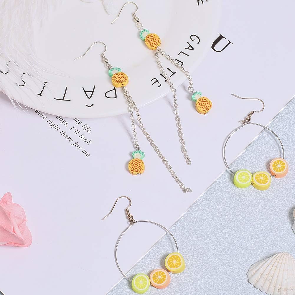 NBEADS 180 Pcs Polymer Clay Beads - Image 5
