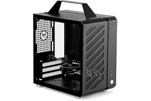 MECHANIC MASTER C24 Small Cube Sugar Mini-ITX Chassis / Alumium / Steel / Temered Glass ITX Small Form Factor Computer Case (