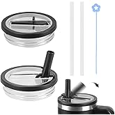 30 oz stanley lid replacement，for Stanley H2.0 Quencher Cup Accessories，stanley lids 30 oz leakproof replacement-stanley cup lid 30oz black 2pack（Black）