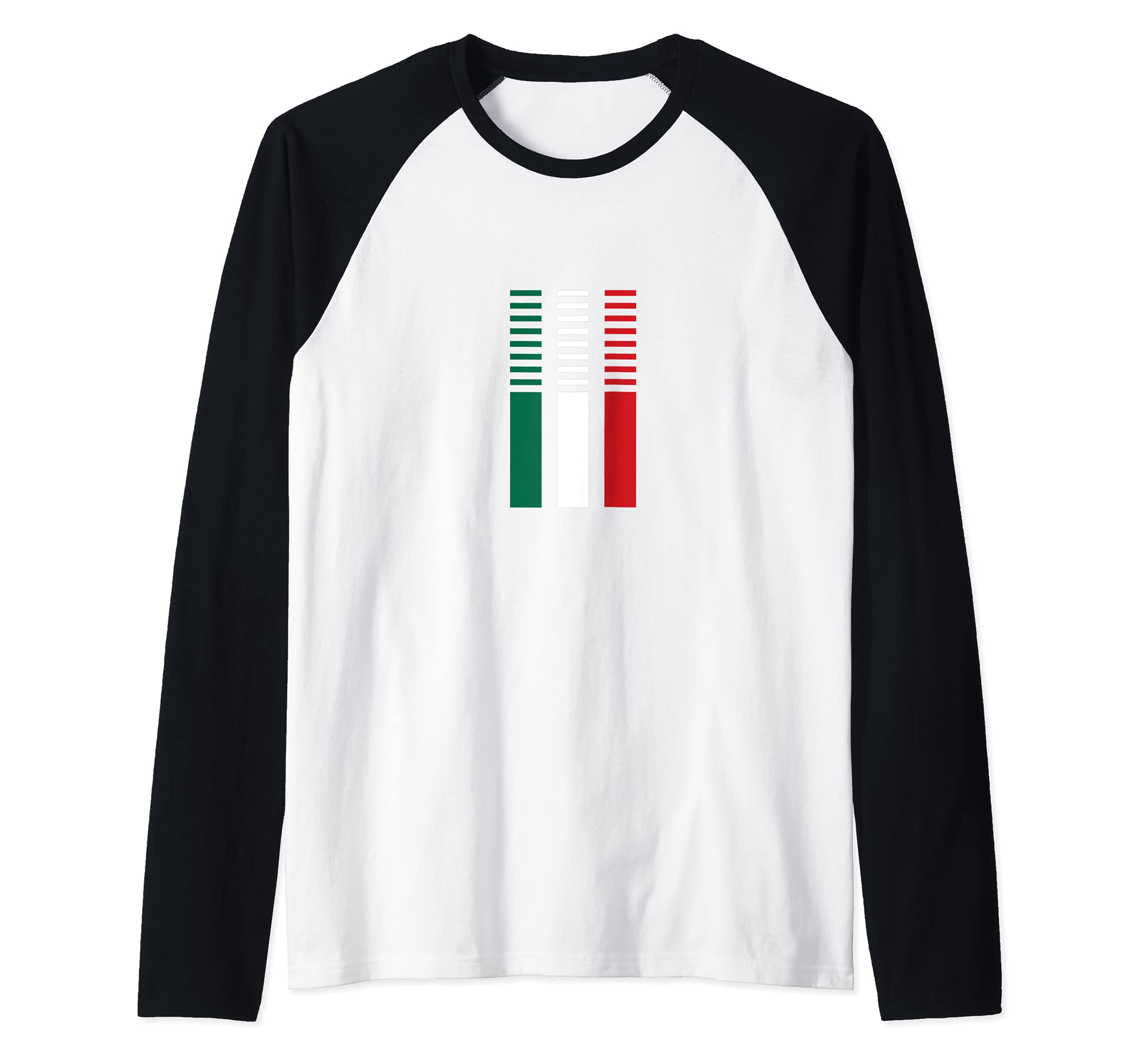 Flag Mexico Raglan Baseball Tee