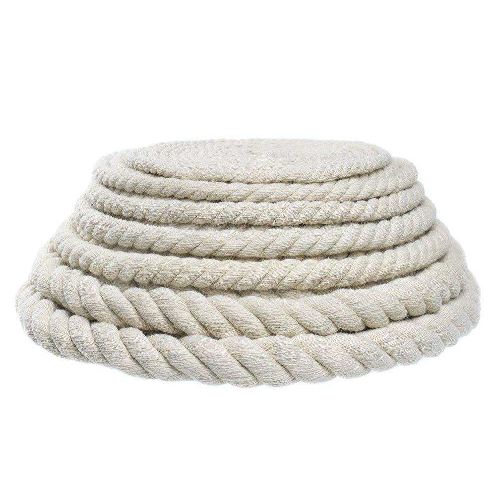 Original Natural Cotton Rope 3/16” Sizes 50 Choose from 3/4” 7/32” 11/16” 5/16” 25 1/2” 3/8” 1/4
