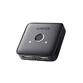 Anker HDMI Switch, 4K@60Hz Bi-Directional HDMI Switcher, 2 in 1 Out with Smooth Finish, Supports HDR, 3D, Dolby, Compatible w