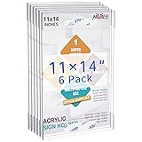 Niubee 11x14 inch Wall Mount Acrylic Sign Holder