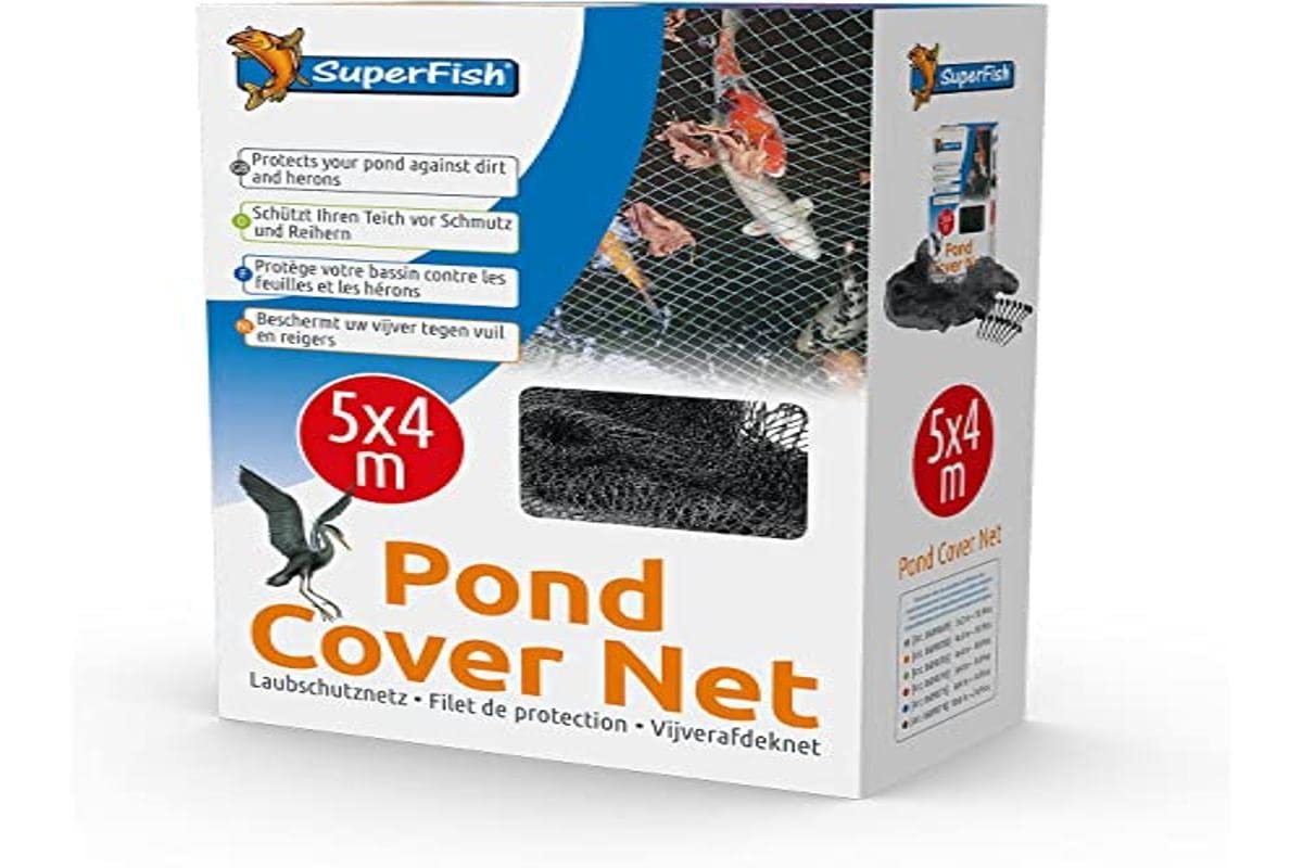 Superfish SuperFish Pond Cover Net With 14 Pegs 5x4m