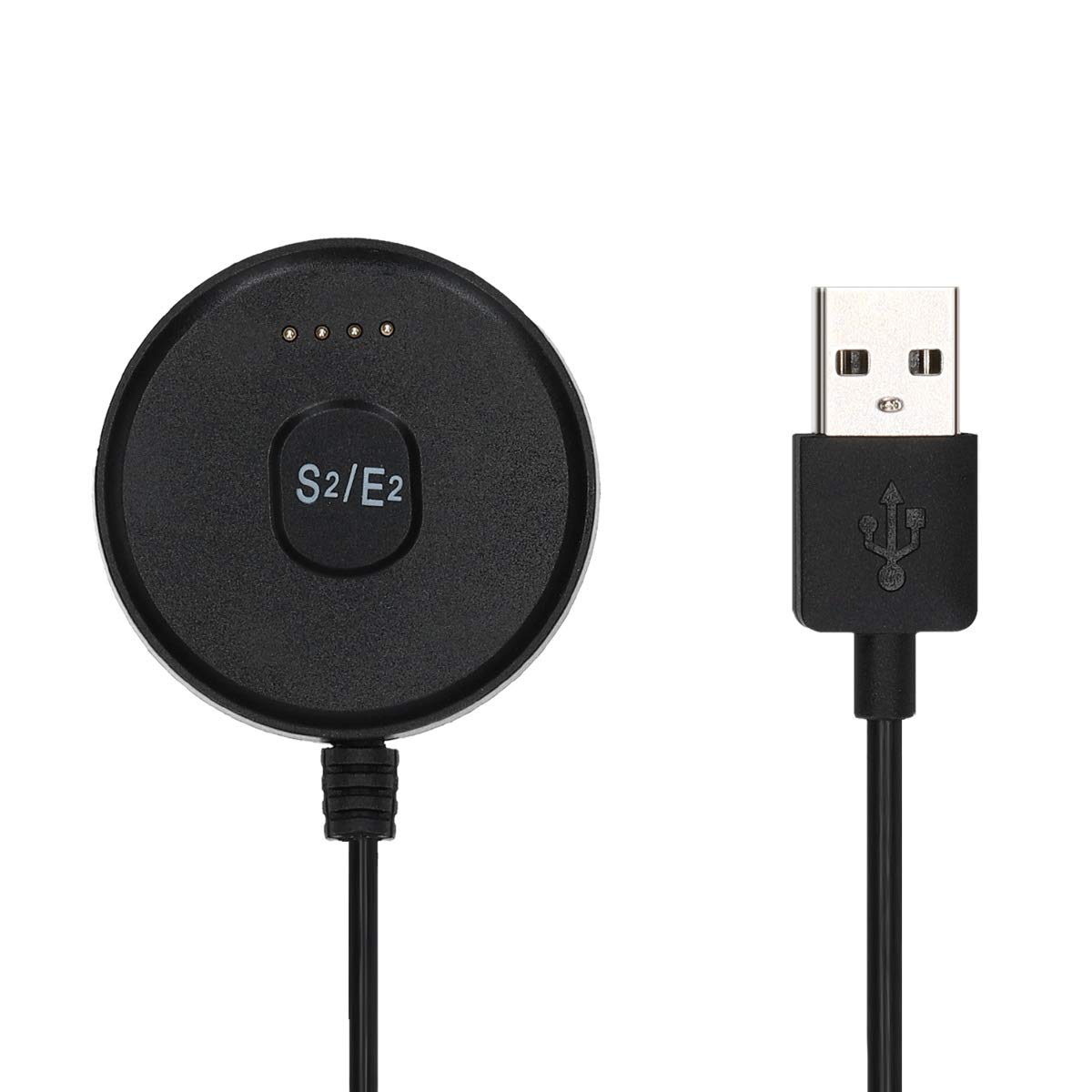 kwmobile Cable de Carga para Ticwatch S2 / E2 - Conector USB Negro ...