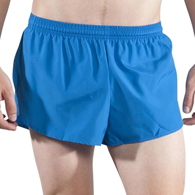 BOA Mens 1" Elite Split Solid Running Short (1000B) Clothing