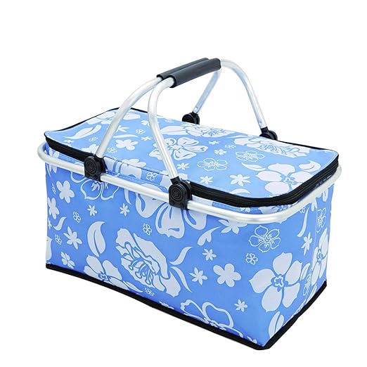 King Mate Azul Oscuro Plegable Picnic Cestas Grandes Capacidad ...