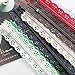 YEQIN Random Color 20pcs/lot 20cm DIY Nylon Zippers lace Nylon Finish Zipper for Sewing Wedding Dress