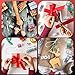 ARTIT Washi Tape Set | Special Christmas Edition | 33 feet Long, 0.6 inch Wide | 6 Decorative Rolls | Holiday Festive Masking Tapes | DIY Xmas Crafts, Greeting Cards, Tree Decorations, Gift Wrapping