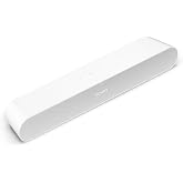 Sonos Ray - Compact Soundbar for TV and Music - White | Speech Enhancement for Clear Dialogue | Works with Sonos Sub Mini &amp; Surrounds | AirPlay 2 &amp; Ethernet | WiFi