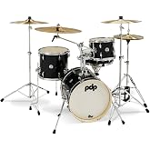 PDP New Yorker 4-piece Shell Pack - Black Onyx Sparkle