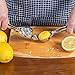 Zestkit Lemon Squeezer/Lemon Juicer, Lime Squeezer with Durable Sliver Stainless Steel Handle, Manual Citrus Press Juicer (An Additional Zester Included)