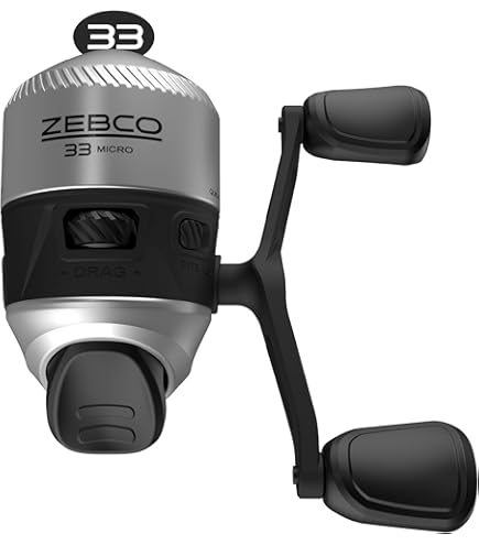 Amazon.com : Zebco 33 Gold Micro Spincast Fishing Reel, Size 10