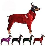 Polar Fleece Dog Jacket - Windproof, Warm, Padded