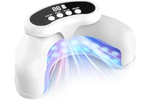 JUNLLU Nail Fungus Laser Treatment LED Light Device-Nail Fungus Treatment,Solution for Damaged Discolored Thick Toenails & Fingernails