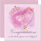 Stuff4 New Baby Girl Card - Congrats, Welcome to