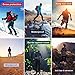Unigear Leg Gaiters Waterproof Snow Boot Gaiters, Abrasion Resistance for Outdoor Hiking, Hunting, Ice Climbing, Skiing (Black, XL)
