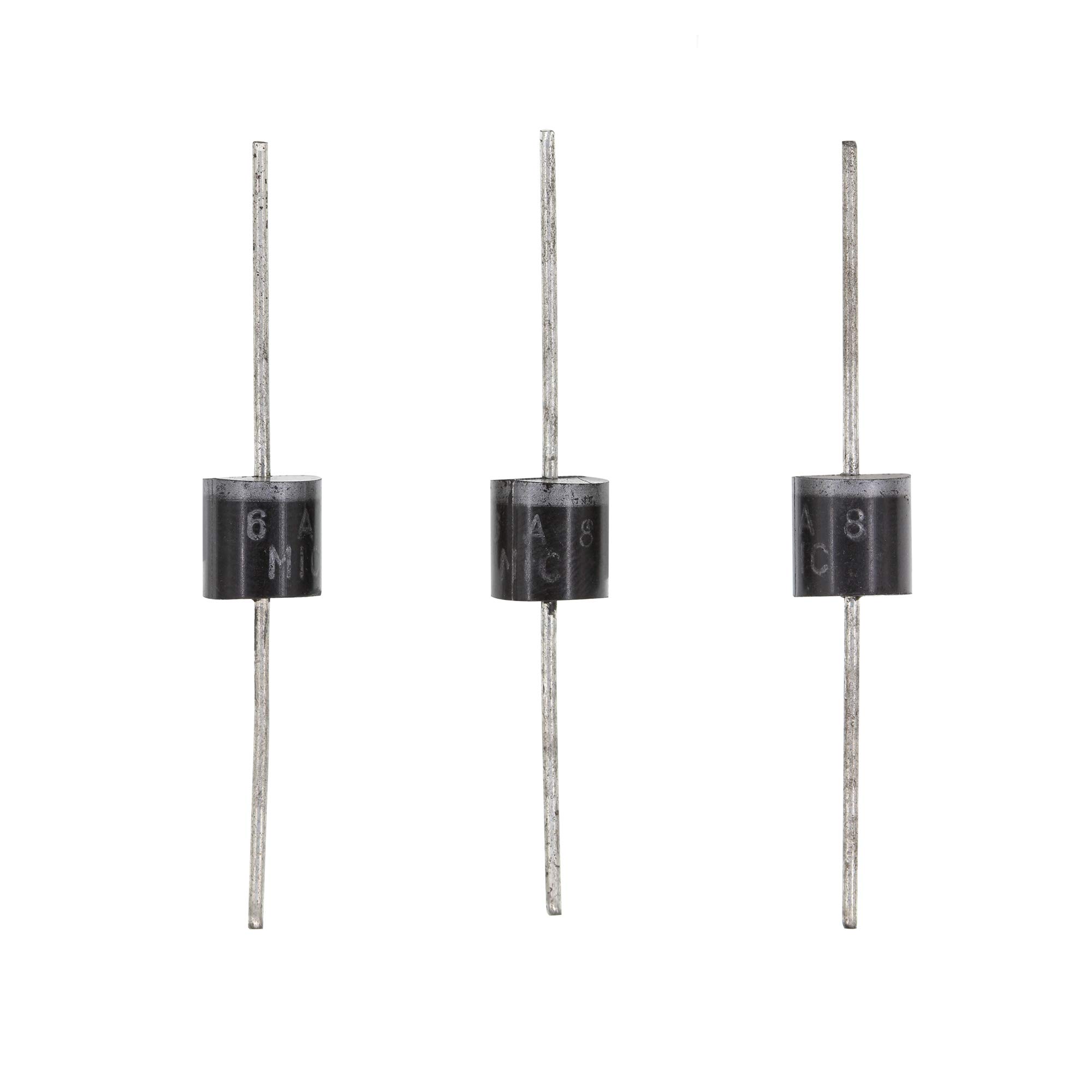HUABAN 5PCS 6A8 Rectifier Diode 6A 800V R-6 Axial 6 Amp 800 Volt