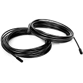 BRANK SPORTS&reg; Pack of 2 Replacement Steel Ropes for all Jump Ropes | Length 12' | 2 Diameters and 7 Colors to Choose From | Replacement Bindings Included | Ideal for Advanced to Double Under