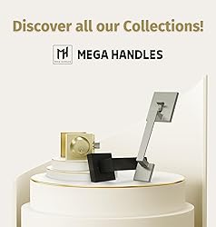 Mega Handles Dummy I Lever Door Lock Handle Set for