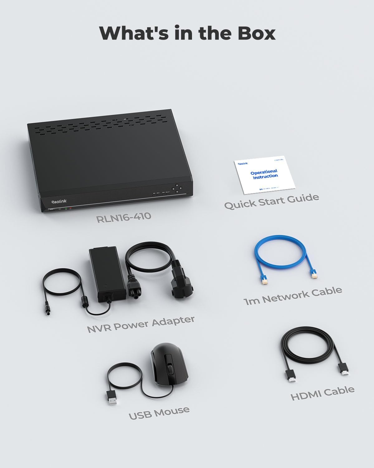 REOLINK 16CH Network Video Recorder for Home Security Camera System,Only Work with 16MP/12MP/4K/8MP/5MP/4MP The Same Brand PoE IP Cam,24/7 Recording to Pre-Installed 4TB Hard Drive,RLN16-410 - View 9